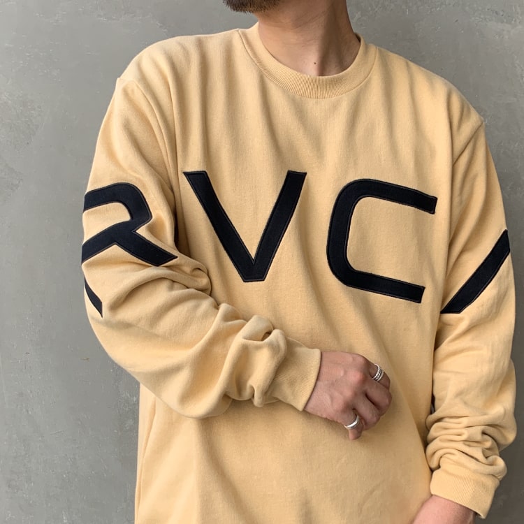 「RVCA/ルーカ」今すぐ着れるビッグシルエットのTシャツ・スウェットの特集バナーです。