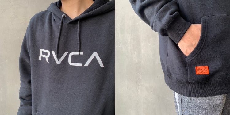 RVCA [ルーカ]のBIG RVCA フーディー、シンプルなスウェットパーカーです。