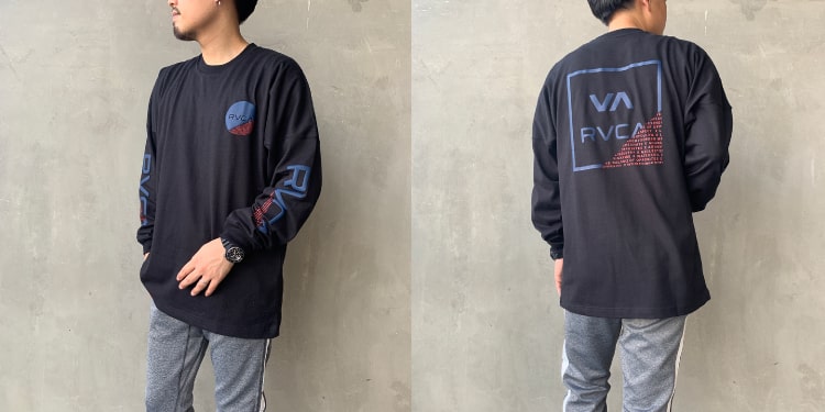 RVCA [ルーカ]のFRACTION ロングスリーブTシャツです。