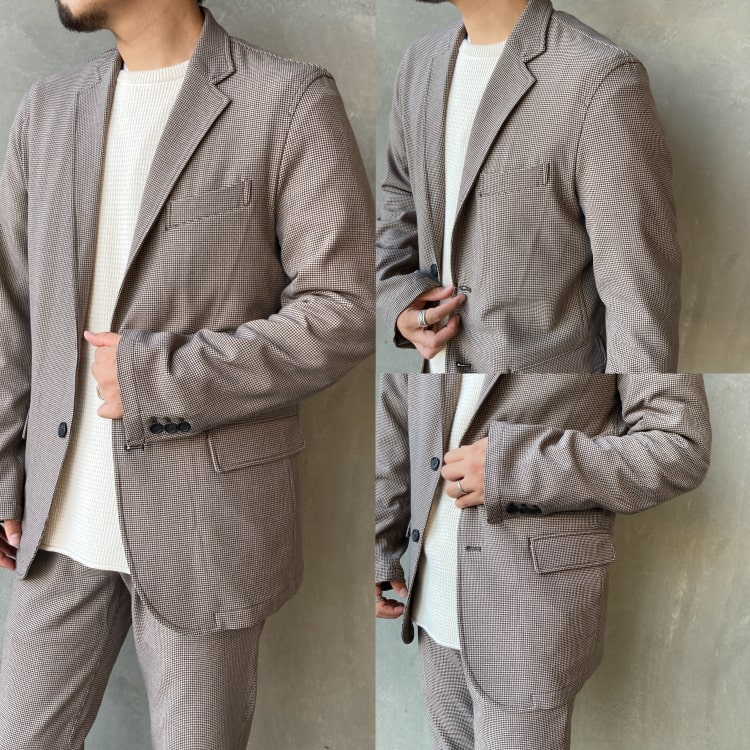 ジーンズファクトリークローズのコスミカルウォームテーラードジャケットです。