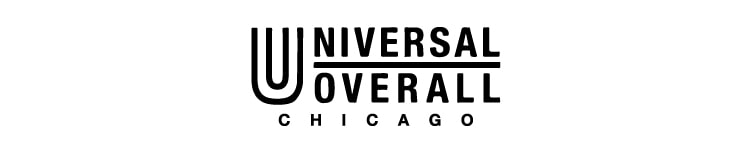 UNIVERSAL OVERALL(ユニバーサルオーバーオール)のブランドロゴです。