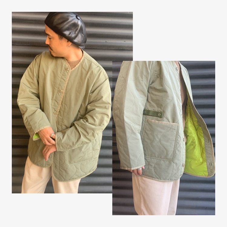 Johnbull [ジョンブル] キルティングライナージャケットです。