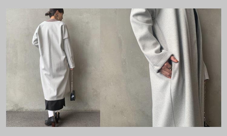 年末までに押さえたい。おしゃれに見える大人の冬アウターのウールコートです。