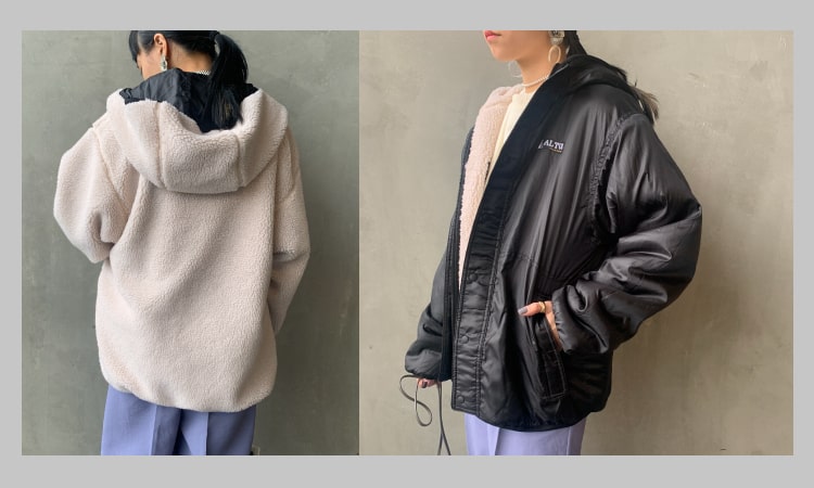 年末までに押さえたい。おしゃれに見える大人の冬アウターのボアジャケットです。