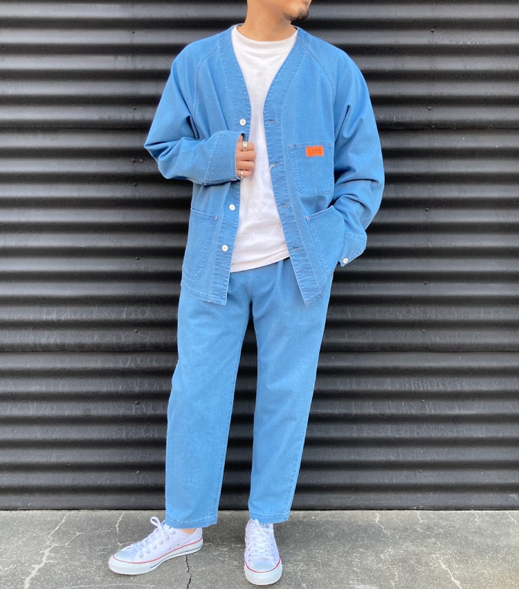 極美品✨ユニバーサルオーバーオール CPOジャケット シェフパンツセットアップ UNIVERSAL OVERALL（ユニバーサルオーバーオール）の「UNIVERSAL