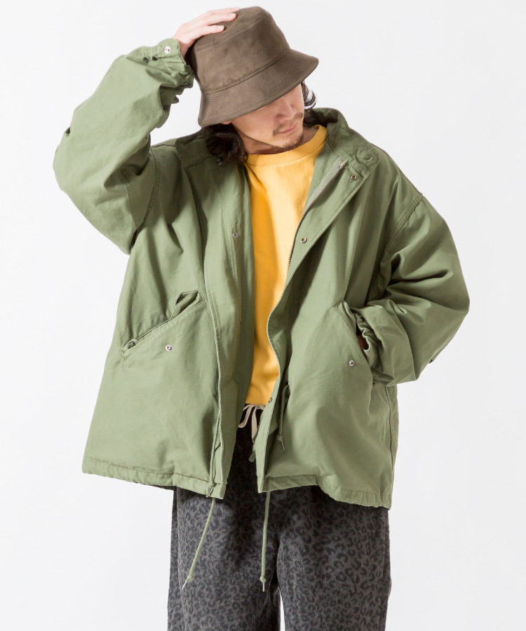 Jeans Factory Clothes [ジーンズファクトリークローズ] 3IN1ショートM-65パーカー [JFC-214-073]