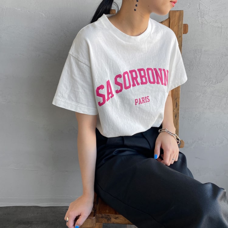 古着感あるこなれたプリントデザインが魅力のTHE SHINZONE（シンゾーン）別注Tシャツの特集用バナーです。