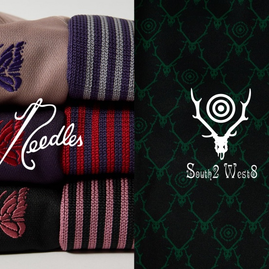 Needles ブラック×ホワイト 刺繍 NEEDLES〉 x 〈Sasquatchfabrix.〉4月8日（土）NEPENTHES限定