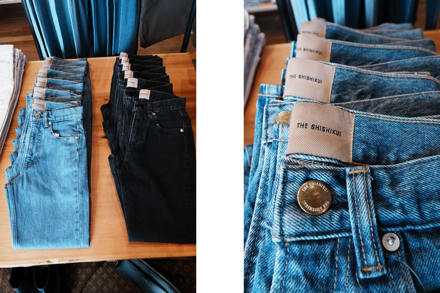 美品 THE SHISHIKUI Denim Ja/ INDIGO 百々千晴 レディース