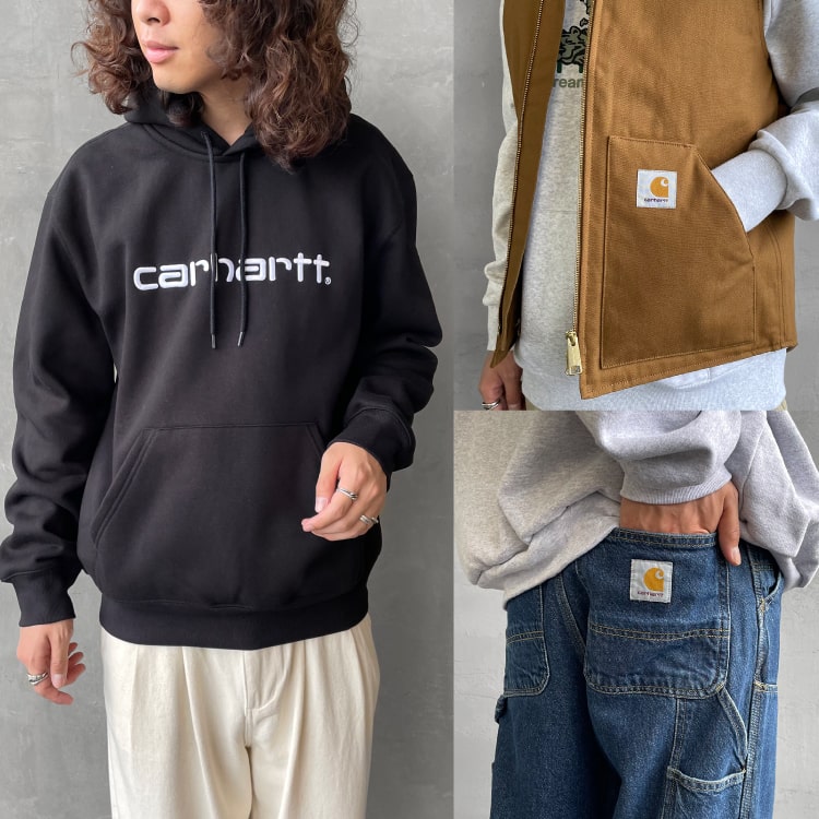 carhartt カーハート ダウンジャケット 刺繍ロゴ バックロゴ ヌプシ