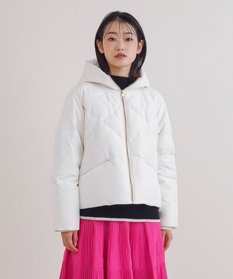 Jeans Factory Clothes [ジーンズファクトリークローズ] ショート丈フードダウンジャケット [216064]