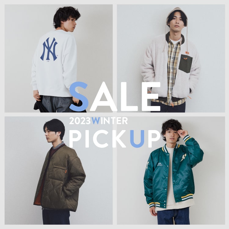 冬のSALEで何買う?おススメピックアップ MENSの特集バナーです。