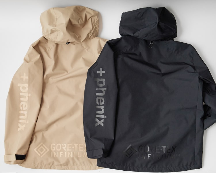 GORE-TEX INFINIUMを搭載した＋phenixの別注シェルジャケット