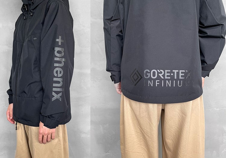 GORE-TEX INFINIUMを搭載した＋phenixの別注シェルジャケット