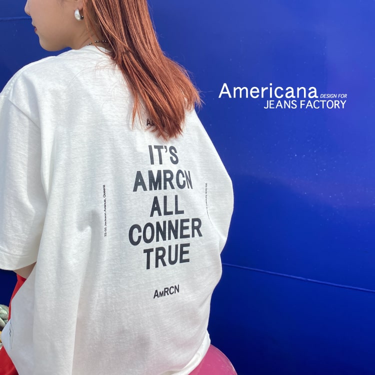 【新品】Americana　JEANS FACTORY 　アメリカーナ　Tシャツ