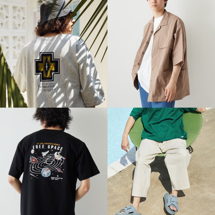 2023年夏のセールがスタート! カテゴリ別おすすめアイテムピックアップ MENSの特集バナーです。