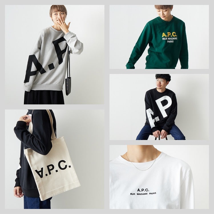 A.P.C.アー・ペー・セーTシャツやスウェットなど、秋の新作を全見せ