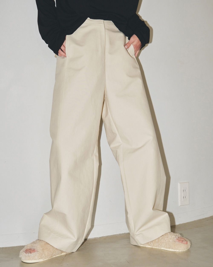 B01013 TODAYFULトゥデイフルDoublefaceニットパンツ パンツ
