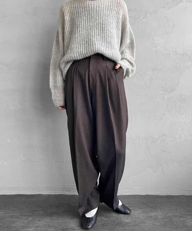 Jeans Factory Clothes [ジーンズファクトリークローズ] タックストレートウォームパンツ [8483]