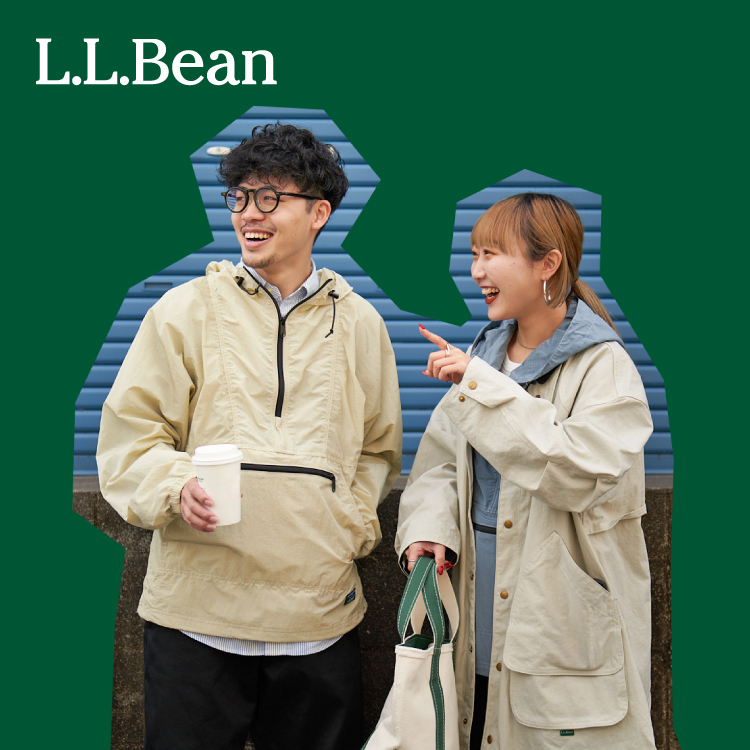 懐かしくも洗練されたL.L.BEAN JAPAN EDITION 24SS新作 アイテム紹介の特集用バナーです。