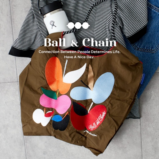 おしゃれエコバッグBall＆Chain(ボールアンドチェーン)の新作紹介