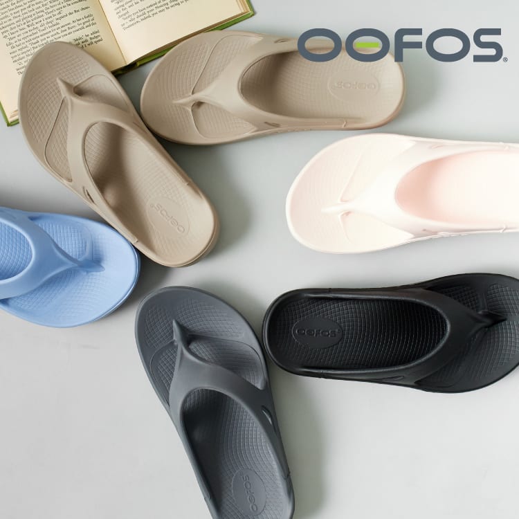 毎年即完!夏の新定番サンダル”OOFOS(ウーフォス)”の特集用バナーです。