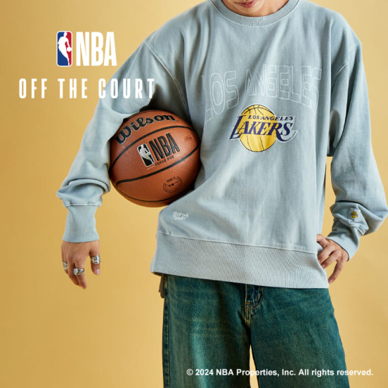 バスケファン必見！魅力あふれるNBA別注スウェット2型をリリース