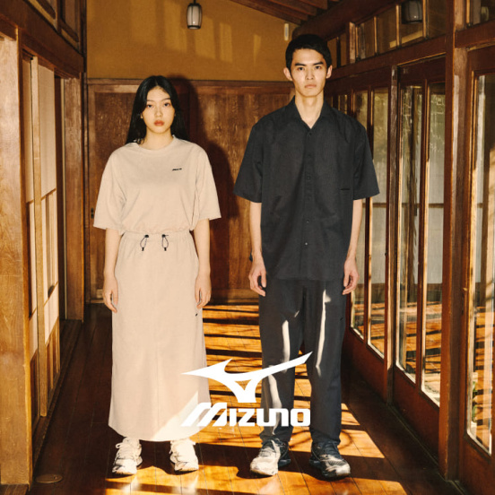 ミズノ　ヘレナとディディウス MIZUNOとの初の別注コレクションを3/14より販売開始 MIZUNO