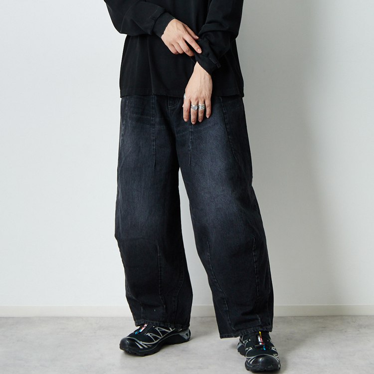 ニードルス　ヒザデルパンツ　黒　サイズS ヒザデルパンツXS ブラックstudious 24ss ニードルス