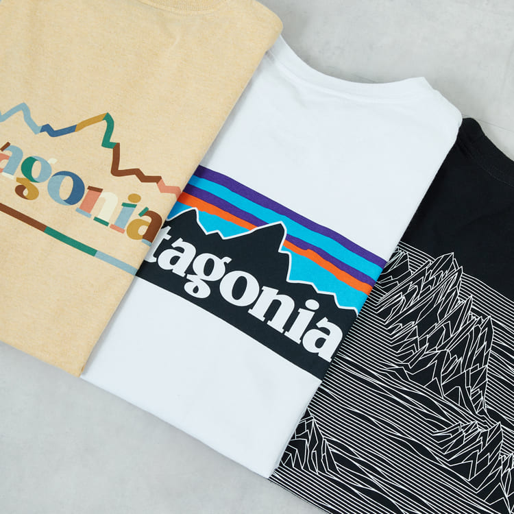 パタゴニア Tシャツのサイズ感を徹底解説|人気4モデルの比較とサイズ選びのポイントの特集バナーです。