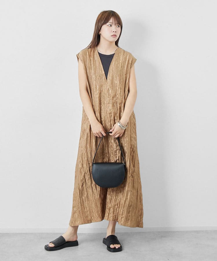 TORRAZZO DONNA [トラッゾドンナ] Vネックワンピース [6251-341]