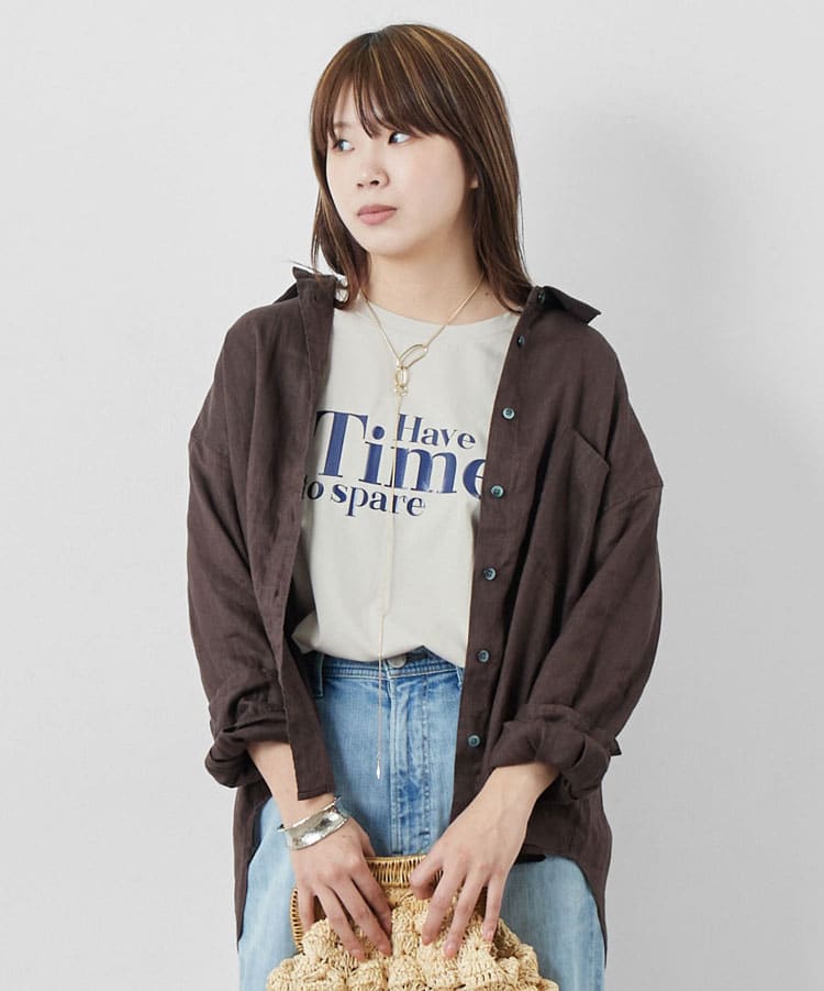 Jeans Factory Clothes [ジーンズファクトリークローズ] ロングスリーブ リネンシャツ [LFE101]