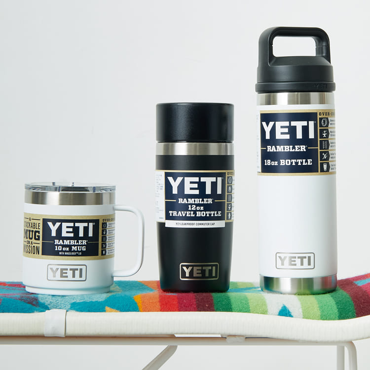 アメリカ発の最強ボトル YETI(イエティ )水筒・タンブラーなど、おすすめモデル特集のイメージバナーです。