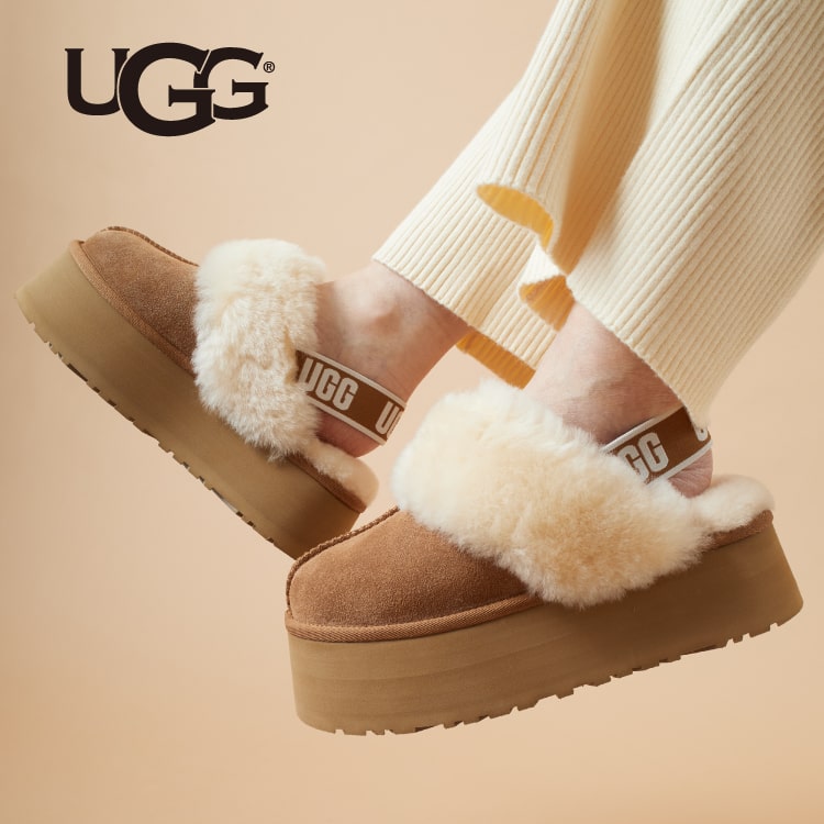 UGG 2025年注目モデル5選｜秋冬はブーツ以外のスライドを狙えの特集バナーです。