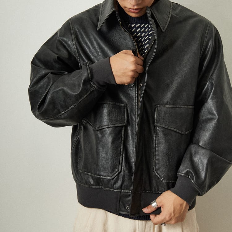 ARMY TWILL(アーミーツイル) 別注 レザー&新作ジャケットが登場のバナーです。