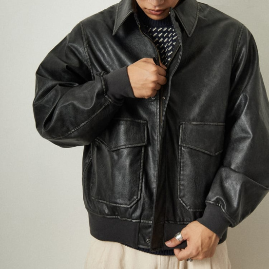 アーミーツイル ブラックレザージャケット ARMY TWILL(アーミーツイル) 別注 レザー&新作ジャケットが登場｜JEANS