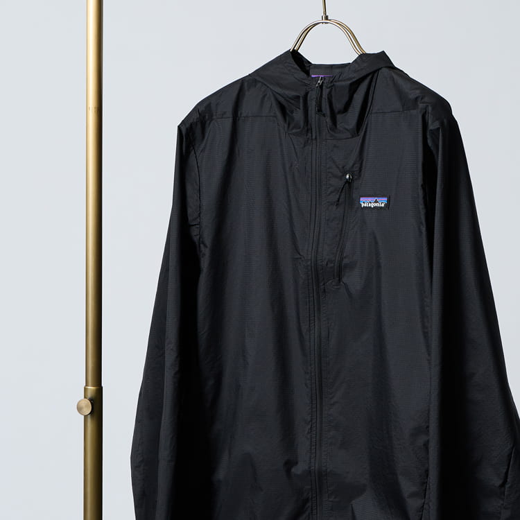 パタゴニア フーディニジャケットのサイズ感を解説｜失敗しないサイズ選びと着用レビュー特集のバナーです。