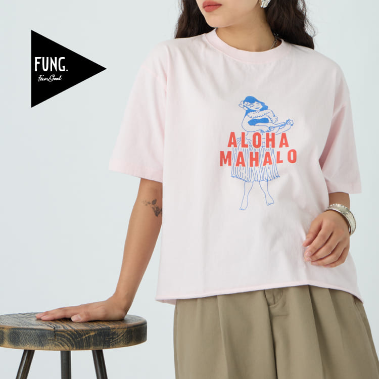 別注を含む全14デザイン!FUNG(ファング)の新作Tシャツ特集のバナーです。