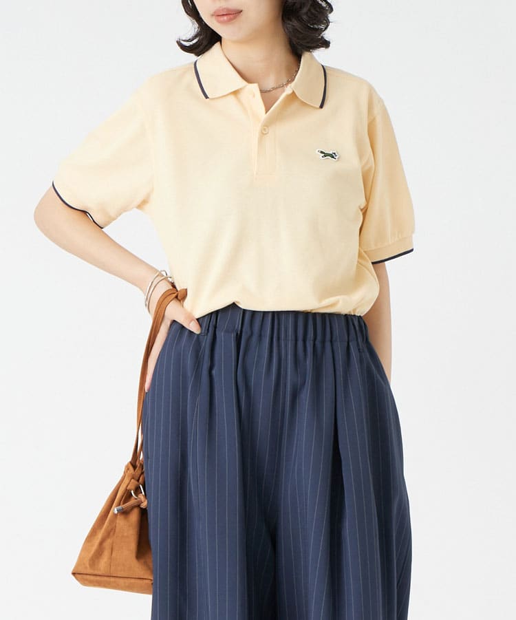 THE FOX [ザフォックス] 別注 ワンポイントロゴ ティップラインポロシャツ [JFU26SS-09-JF]