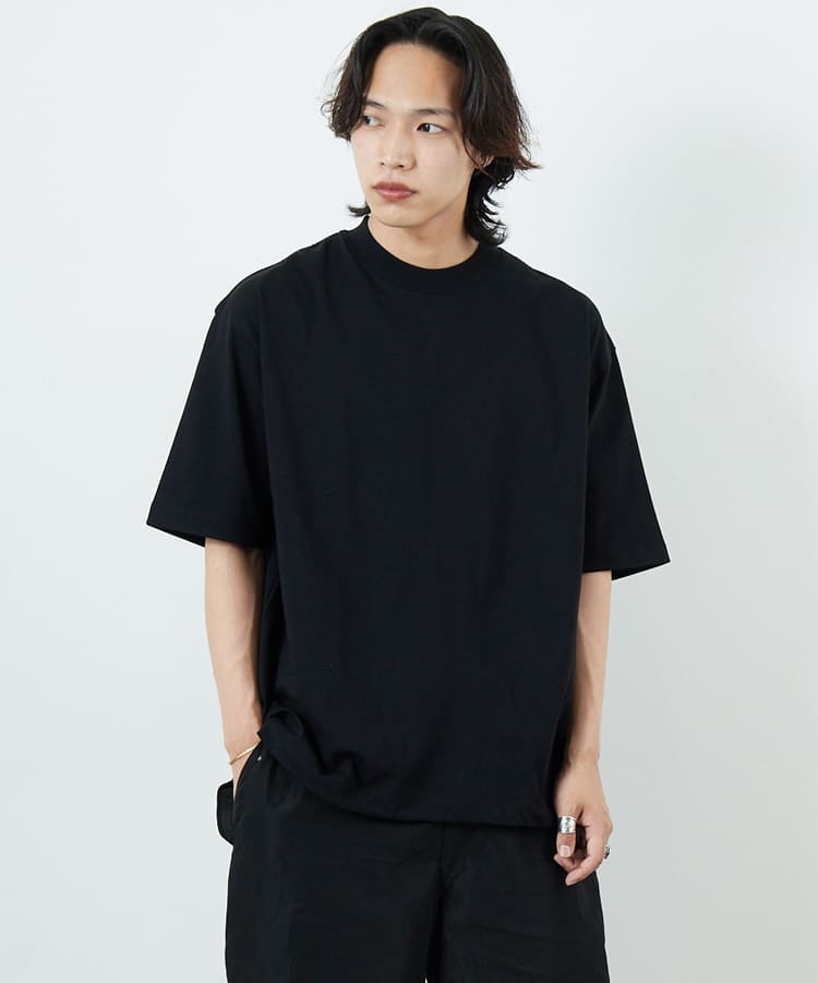 FSLICK [スリック] ダブルヤーンドローストリングTシャツ [5230101]の着用画像です。