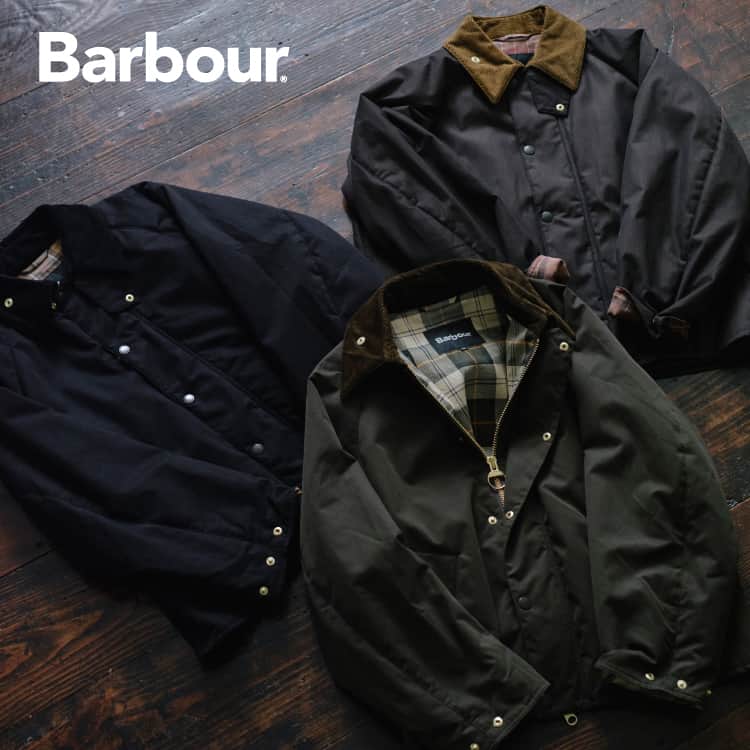 2026秋冬 Barbour(バブアー)別注4型を解説｜トランスポート・ビデイルが登場の特集バナーです。