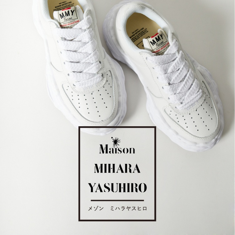 Maison MIHARA YASUHIRO [メゾン ミハラヤスヒロ] WAYNE ローカットスニーカー [A07FW702]Maison MIHARA YASUHIRO [メゾン ミハラヤスヒロ] WAYNE ローカットスニーカー [A07FW702]