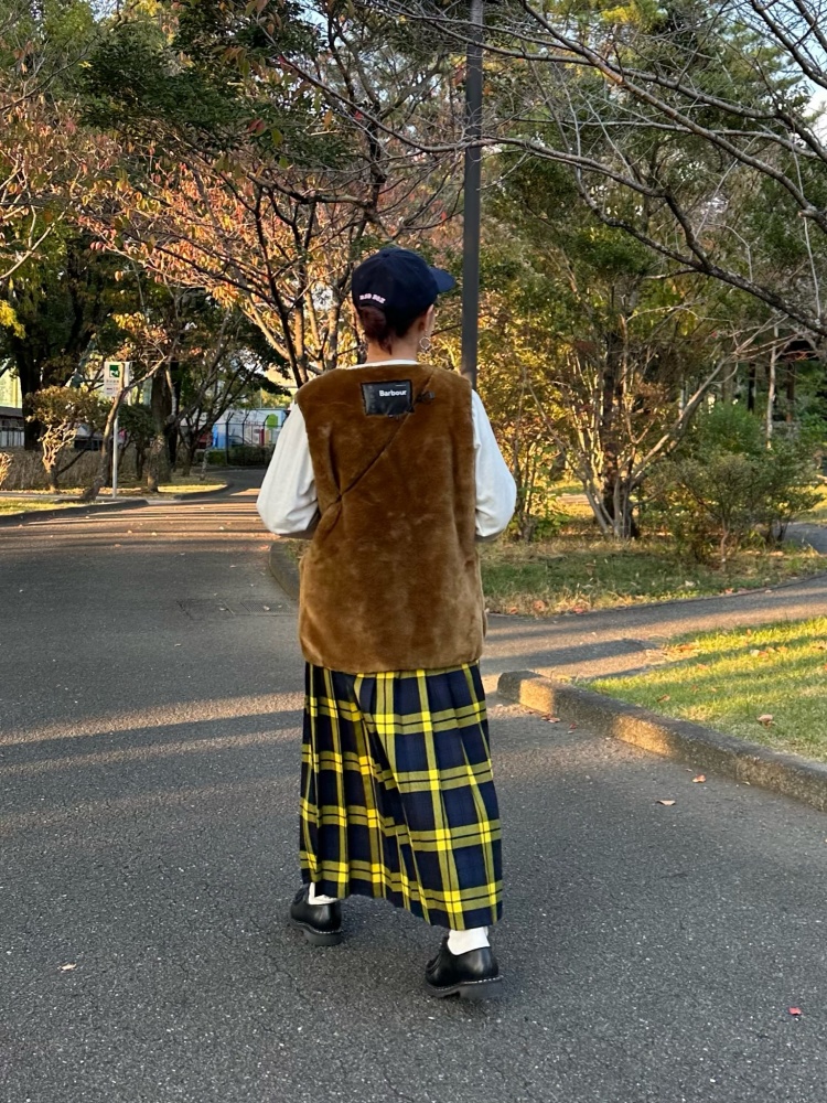 O'NEIL OF DUBLIN [オニールオブダブリン] ロングキルトスカート 