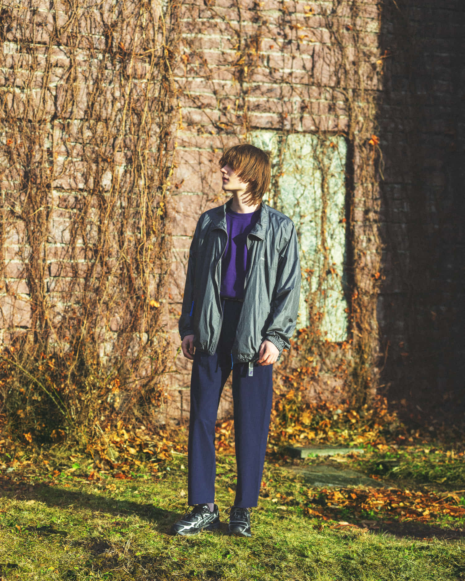 JEANS FACTORY CLOTHES シャツ パープル JEANS FACTORY｜ジーンズファクトリーのTシャツ/カットソー