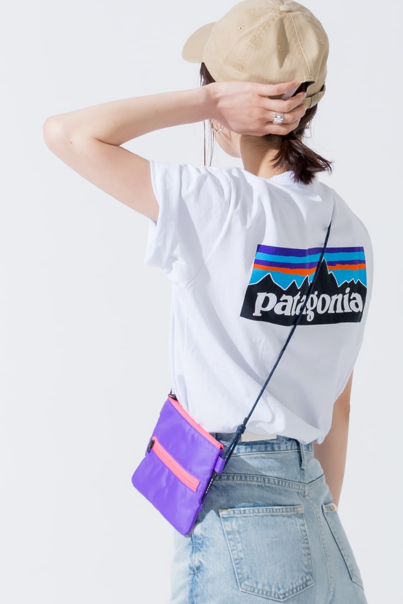 20SS アーバンアウトドアのパタゴニア メンズ P6ロゴ ポケット レスポンシビリティー38512 半袖Tシャツのコーディネート写真です。