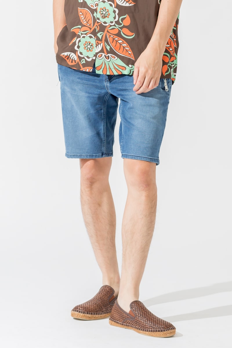 20SS リラックスアウトドアのハローカリフのデニムショートパンツです。