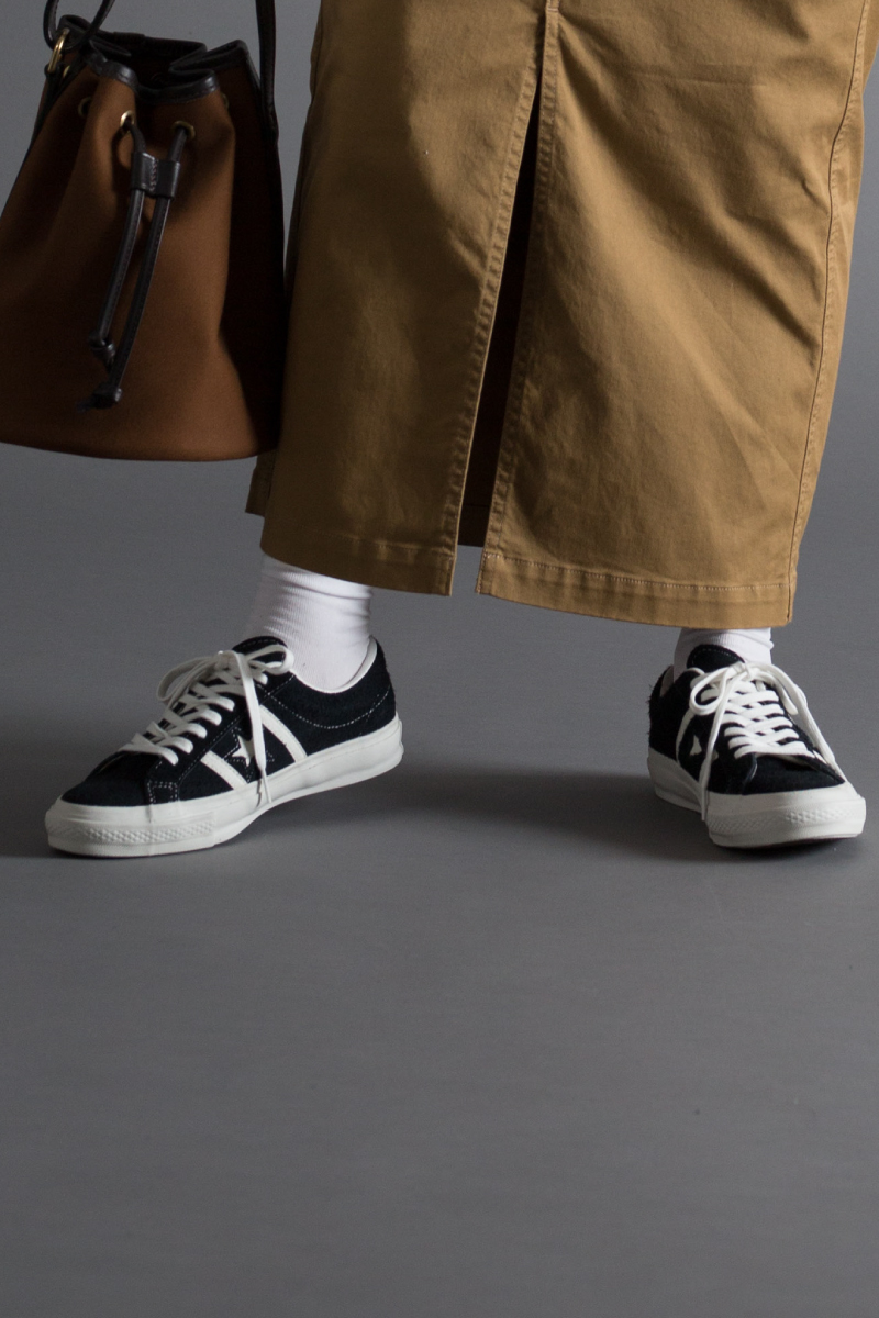 basic style,ベーシックスタイル,JEANS FACTORY,ジーンズファクトリー,スタイリング,2017秋冬,danton,ダントン,ウールモッサ,タイトスカート,converse,コンバース