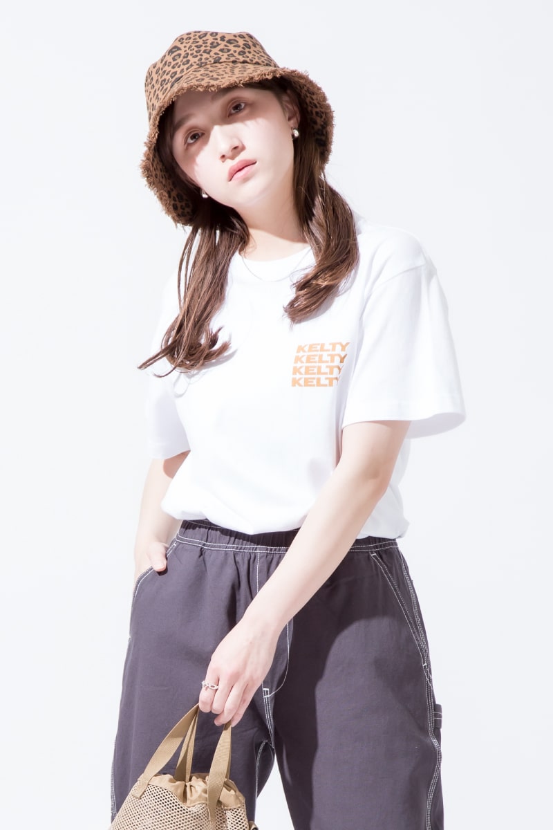 21SS ストリートマインドのケルティ、別注 胸ロゴプリントTシャツです。