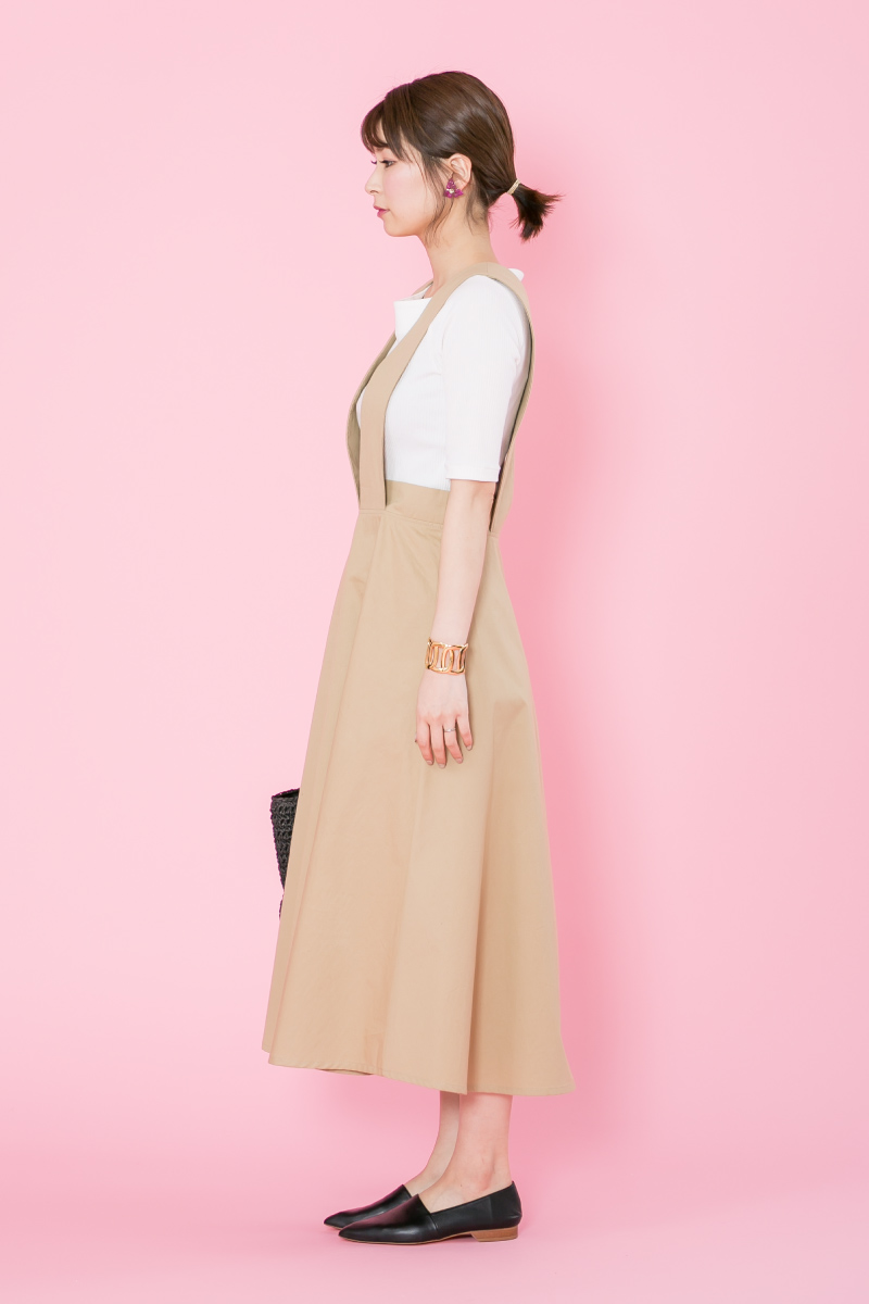 ジャンパースカート,aラインシルエット,Retro Chic,レトロシック,JEANS FACTORY,ジーンズファクトリー,通販,セレクトショップ,スタイリング,2018春夏