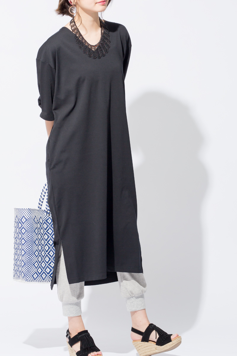 ワンピース,レギンス,レギンス,リゾート,2018春夏,サマースタイル,JEANS FACTORY,ジーンズファクトリー